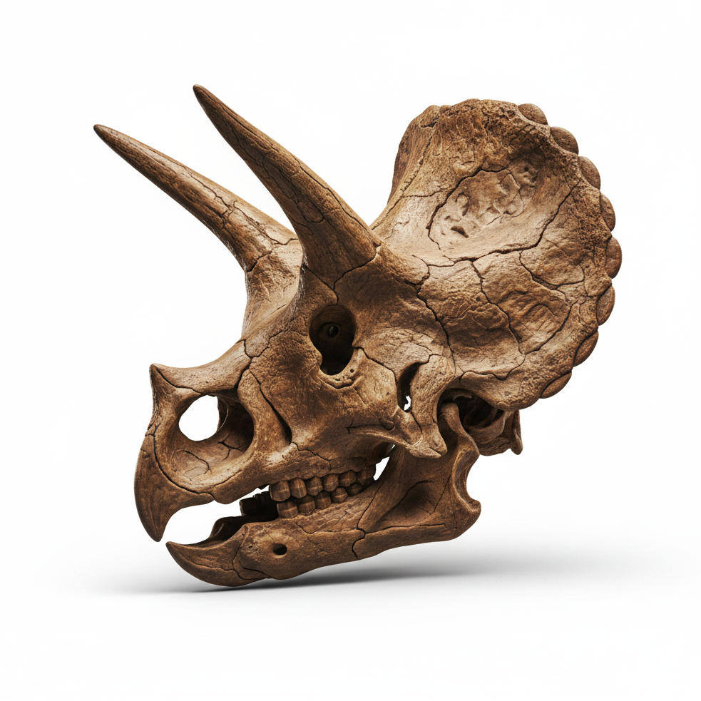 Triceratops Skull - Matched